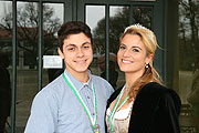 Fasching 2016: Prinzenpaar der Faschingsgesellschaft Feringa e.V.  Dominik I. & Sandra II.   (©Foto:  Martin Schmitz)